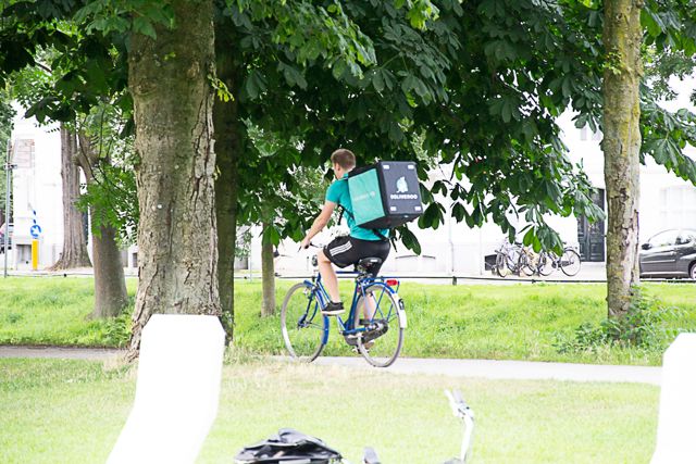 Deliveroo in het Park Explore Utrecht 14